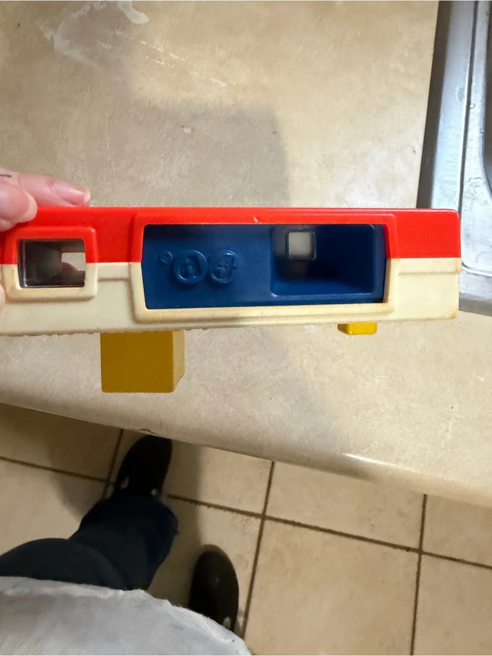Fisher-Price White Yellow Red Pocket Camera Toy